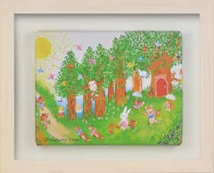 山口正人、『セールの夕映え』、希少画集より、状態良好、新品木製額・額装付 山口正人、『セールの夕映え』、希少画集より、状態良好、新品