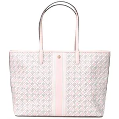 トリーバーチ バッグ TORY BURCH PVC レザー ロゴ トートバッグ ダステッドブラッシュゲオロゴ 89762