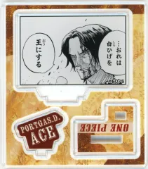 【中古】アクリルスタンド・アクリルパネル ポートガス・D・エース(王にする) 「ワンピース アクリルフィギュアコレクション“HEROES” ポートガス・D・エース Vol.1」