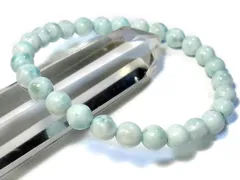 「1点もの 現品」 ラリマー ブレスレット 6mm パワーストーン ブレスレット レディース メンズ 天然石 数珠 アクセサリー