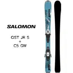 サロモン スキー板 キッズ 23-24 SALOMON ジュニア こども用 QST Jr S＋C5 GW L41536000 ビンディング 金具 セット 日本正規品 旧モデルのサムネイル