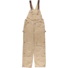 古着 00年代 カーハート Carhartt ダブルニー ダック オーバーオール USA製 メンズw36相当/eaa544635