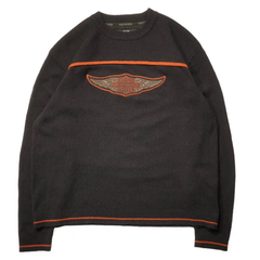 90s "HARLEY-DAVIDSON" Logo Knit Sweater