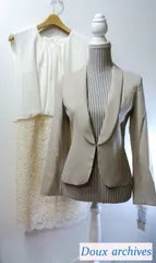 DOUX ARCHIVES【ドゥアルシーヴ】ジャケットワンピースセットアップ