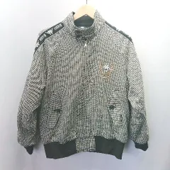 ◇ GU×kappa ジーユー×カッパ コラボ ブランドロゴ ブルゾン 長袖 ジャケット サイズXS ブラック ホワイト メンズ E  【1404240019676】