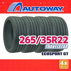 【AUTOWAY】 新品 265/35R22 サマータイヤ TRAVELSTAR ECOSPORT GT 22インチ 4本セット 夏タイヤ オートウェイ
