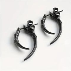 2個セットクロウモチーフピアス プチプラ 020 カジュアル ホスト ヤクザ ヤンキー オラオラ 悪羅悪羅 チンピラ 派手 メンズ アクセサリー ファッション