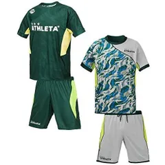 アスレタ(ATHLETA) サッカー 上下セット リバーシブル 02297J ダークグリーン/グレー 150cm
