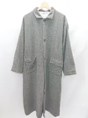 ◇ ⊇ MERLOT IKYU メルローイキュウ ヘリンボーン柄 ロング丈 長袖 コート 表記なし ブラウン系 レディース E  【1412260021159】のサムネイル