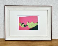 アンディ・ウォーホル☆デッドストック限定１枚◎新品額付☆マット付ポストカードフレーム◇Andy Warhol☆A4サイズ程度☆34