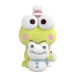 【新着商品】ナカジマコーポレーション(Nakajima Corporation) けろけろけろっぴ×かえるのピクルス 雪だるま けろけろけろっぴ ぬいぐるみ S 204301-24 H16×W12×D11cm