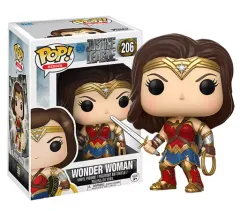 【中古】フィギュア ワンダーウーマン 「ジャスティス・リーグ」 POP! DC Series #206