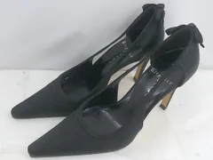 ◇ Akira Osaki Elegance アキラオーサキエレガンス ポインテッドトゥ ヒール パンプス サイズ 22 ブラック レディース P  【中古】 【1209270004513】