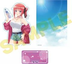[중고] 아크릴 스탠드 아크릴 패널 나카노 니노 배경 첨부 아크릴 스탠드 Vol.4 [영화 오등분의 신부]