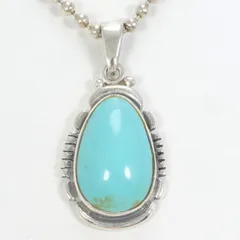 シルバー ネックレス ターコイズ 総重量約11.1g 約60cm