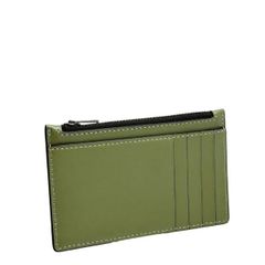 コーチ カードケース メンズ レディース COACH レザー ジップ カードケース CV533 QBMGR ミリタリーグリーン