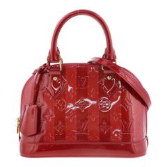 【中古】 LOUIS VUITTON （ルイヴィトン） ｱﾙﾏBB バッグ ショルダー/メッセンジャーバッグ 2WAY Vernis/Pomme Damour Reiyuru ヴェルニ Leather レザー Red ﾚｯﾄﾞ M91593 used:A
