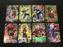 【広店】ドラゴンボール　スーパーダイバーズ　孫悟空　トランクス青年期　ベジータ　等　8枚セット　【056-4038】
