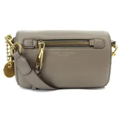 マークジェイコブス MARC JACOBS スクエア クロスボディ ショルダーバッグ レザー ロゴ グレージュ M0008896のサムネイル