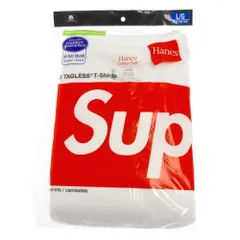 2023年最新】supreme hanes tシャツ lの人気アイテム - メルカリ