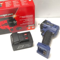 スナップオン Snap-on 3/8 コードレスインパクトレンチ CT9038MBW1 ブルー 18V バッテリー1個付き CTB185 ほぼ未使用 ≡DT6245