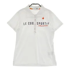 サイズ：L LECOQ GOLF ルコックゴルフ 2022年モデル 半袖ポロシャツ ロゴ ホワイト系 [240101277166]# ゴルフウェア レディース ストスト