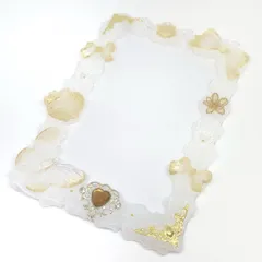 【即購入OK‼️】B7 硬質ケース ホイップデコ オレンジ 姫系 推し活