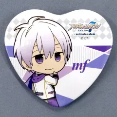 【中古】バッジ・ピンズ(キャラクター) 逢坂壮五 「アイドリッシュセブン×animatecafe トレーディングハート型缶バッジ 見据えて、未来だけ ver.」