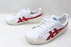 ASICS TIGER スニーカー ホワイト/レッド 日本製 昭和 ASICS TIGER スニーカー ホワイト/レッド 日本製 昭和
