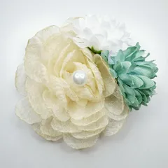 コサージュ 卒園式　卒業式　入園式入学式 結婚式 発表会 ＊フォーマルコサージュ＊パールブローチhh6