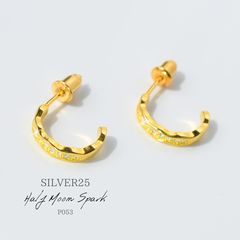 オレンジムーンストーン 天然真珠のツインリング　RH001　鉱石/真珠