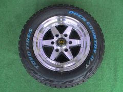 展示未使用品　ハイエース用16インチ４本セット！　ファブレス　ヴァローネ　XR-6　6.5J-16　6H139.7　+38　オープンカントリーRT　ホワイトレター付き！
