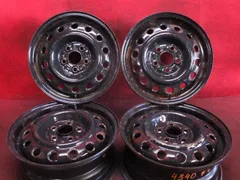 スチール ホイール 4本 スバル純正 14×5.5J 5穴 PCD 100 +55 ハブ径 56◆4340H(M5)のサムネイル