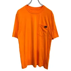 Wrangler 半袖 ポケットTシャツ Mサイズ ラングラー オレンジ 古着卸 アメリカ仕入 t2407-3596