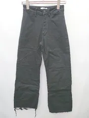 ◇ AZUL BY MOUSSY アズールバイマウジー ワイド デニム　パンツ サイズM ブラック レディース P  【1408200044975】