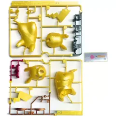 【中古】プラモデル ピカチュウ(バトルポーズ) ピカピカVer. 「ポケットモンスター」 ポケプラクイック!! ポケモンファン 第89号付録