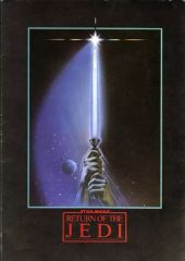 [중고] 팜플렛 ≪팜플렛(양화)≫ 팜플렛) STAR WARS RETURN OF THE JEDI 스타 워즈 에피소드 6/제다이의 귀환(프레스 시트)