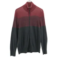 Banana Republic バナナリパブリック 長袖 ニット ジップジャケット M グレー系 メンズ 古着のサムネイル