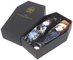 【中古】雑貨 リドル・ローズハート＆ハーツラビュル寮 フェイスタオル2枚セット 「ディズニー ツイステッドワンダーランド」 ヴィレッジヴァンガード限定