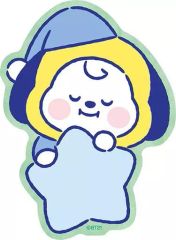 [중고] 스티커 스티커 CHIMMY (지민) 여행 스티커 드림 오브 베이비 (5) [BT21]