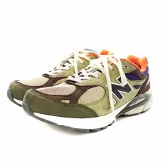 ニューバランス NEW BALANCE M990BT3 スニーカー シューズ 28.0cm カーキ オレンジ /AN8 ●D