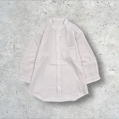 A DAY IN THE LIFE / UNITED ARROWS 七分袖 バンドカラー シャツ M