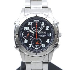 セイコー SEIKO 7T32-6M30 SDWE77P1 100m防水 クロノ ブラック クォーツ デッドストック 稼働品 25-M-839