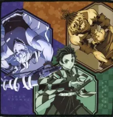 【中古】雑貨 竈門炭治郎＆宇髄天元＆妓夫太郎 ハンドタオル 「一番くじ 鬼滅の刃 ～鬼殺の志 参～」 E賞