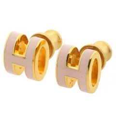 あーちゃん【試着のみ】エルメス　ピアス　ポップH ミニ　ローズドラジェ あーちゃん【試着のみ】エルメス ピアス ポップH ミニ ローズ