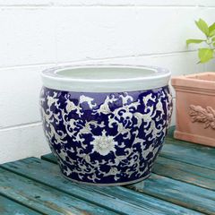 水鉢 大型 寿 13号 睡蓮鉢 火鉢 水連鉢 和モダン ビオトープ