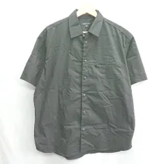 ◇ ⊂ NUMERALS ヌメラルズ 半袖 ブラウス サイズM ブラック メンズ E  【1502060028622】