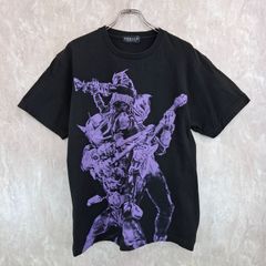 菅原芳人計画 仮面ライダー Yoshihito Sugawara project ビッグ グラフィックプリント ブラック　黒 パープル 紫 Tシャツ