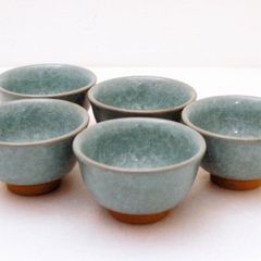 荒木義隆さん トルコブルー 平鉢5客揃 - メルカリ