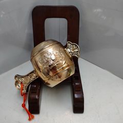 アンティーク ANTIQUE 打ち出の小槌 置物 金属製 七福神 大黒天 恵比寿